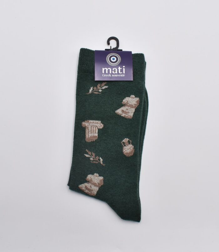 Κάλτσα  Άγαλμα Κίονας Ελιά - Image 2