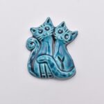 Κεραμικός Μαγνήτης Γάτες