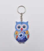 Μπρελόκ  Δερμάτινο Σχήμα Κουκουβάγια - Image 2