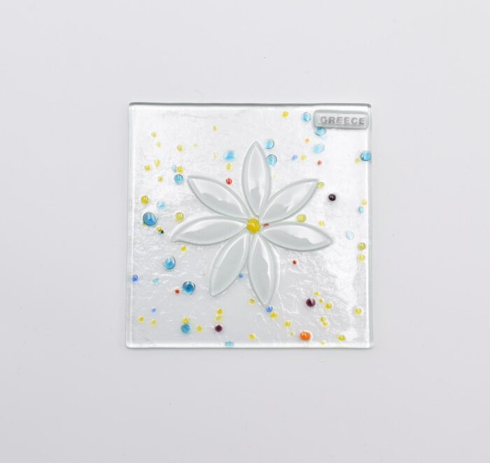 Σουβέρ Φυσητό Γυαλί Τετράγωνο - Image 5