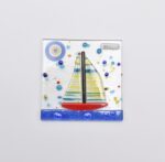 Σουβέρ Φυσητό Γυαλί Τετράγωνο