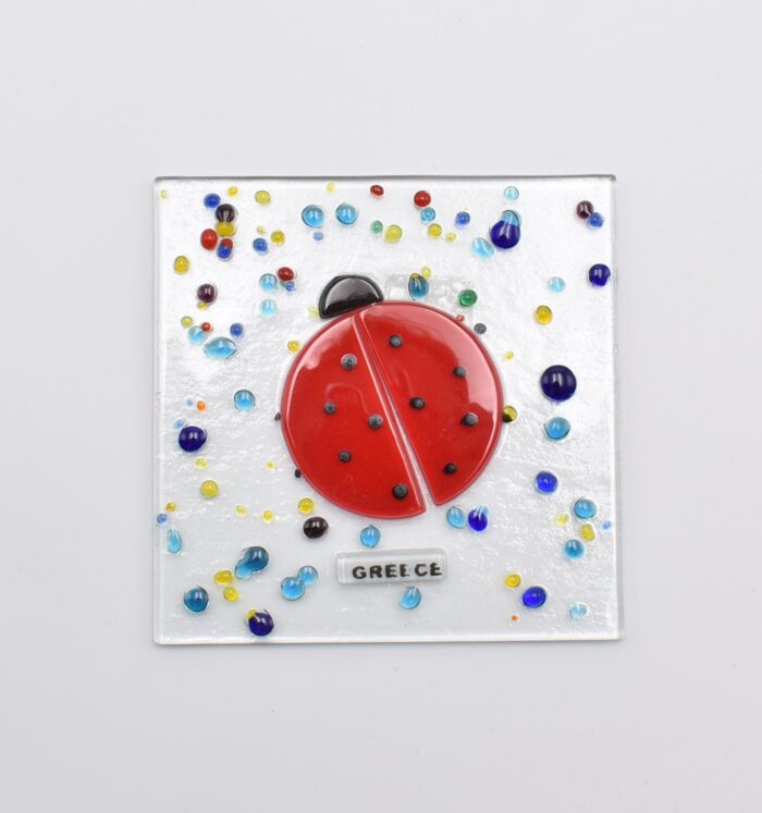 Σουβέρ Φυσητό Γυαλί Τετράγωνο - Image 4