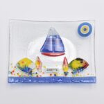 Φυσητό Γυάλινο Πιατάκι