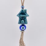 Κρεμαστό διπλό κεραμικό σπίτι με μάτι