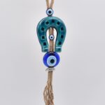 Κρεμαστό διπλό κεραμικό πέταλο με μάτι