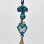 Κρεμαστό Διπλό Κεραμικό  Μανιτάρι & Στάμνα