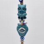 Κρεμαστό Διπλό Κεραμικό Κουκουβάγια & Στάμνα