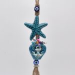 Κρεμαστό Διπλό Κεραμικό Αστερίας & Στάμνα