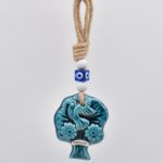 Κρεμαστό κεραμικό δέντρο με λευκή χάντρα