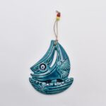 Κρεμαστό Κεραμικό Καράβι