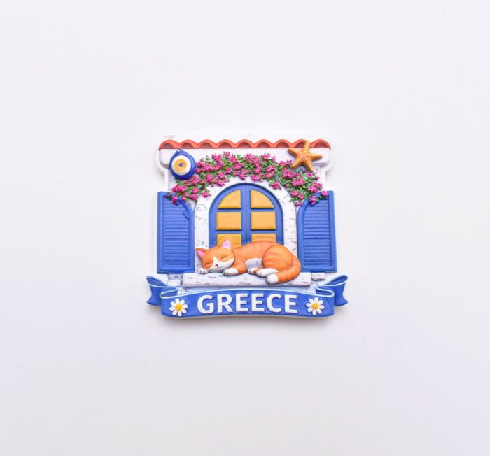 Μαγνήτης Πολυεστερικός Ελληνικό Τοπίο - Νησί - Image 9