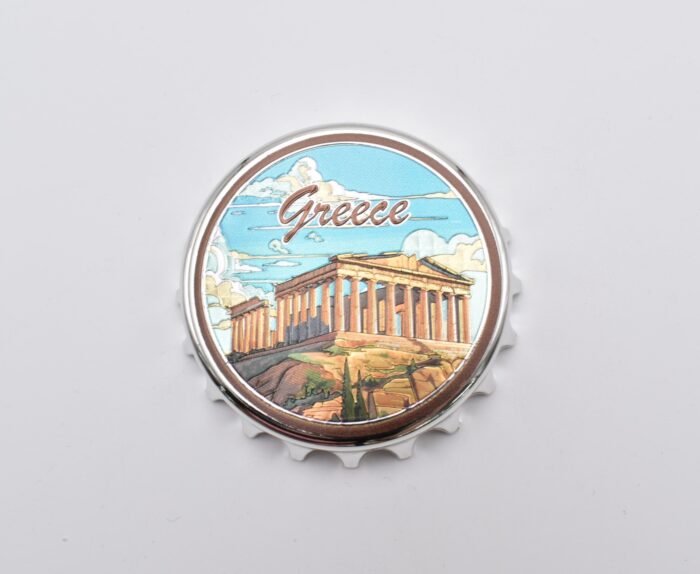 Μεταλλικός Μαγνήτης Ανοιχτήρι Greece - Image 3