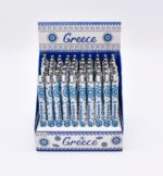 Στυλό Μάτι Greece με Μεταλλικό Διακοσμητικό