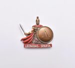 Μαγνήτης Πολυεστερικός Leonidas Sparta με Αρχαίο Σπαρτιάτη Πολεμιστή